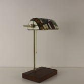 rechargeable tiffany bankers lamp grape lampshade